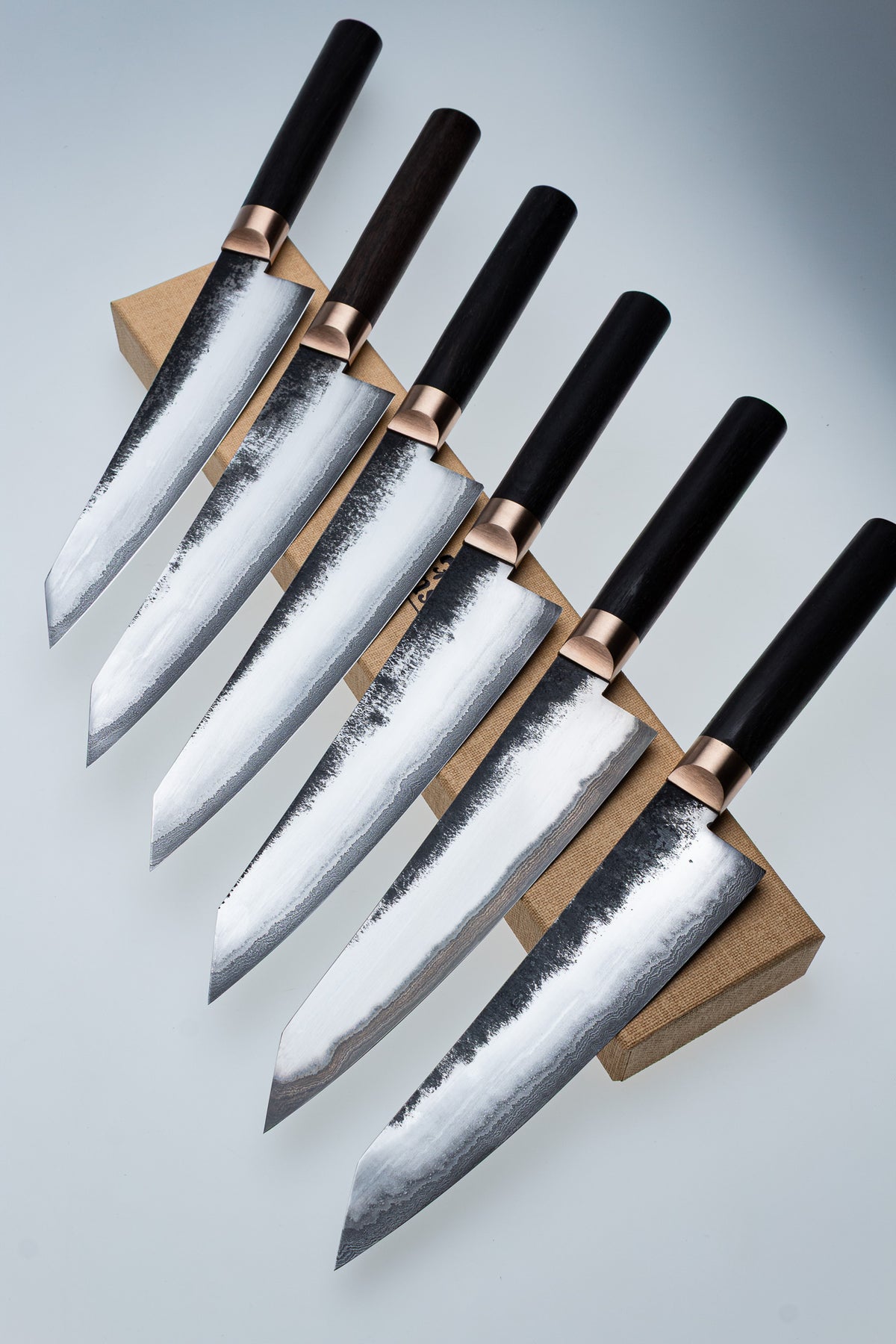 Gyuto Damast 3LND Mooreiche