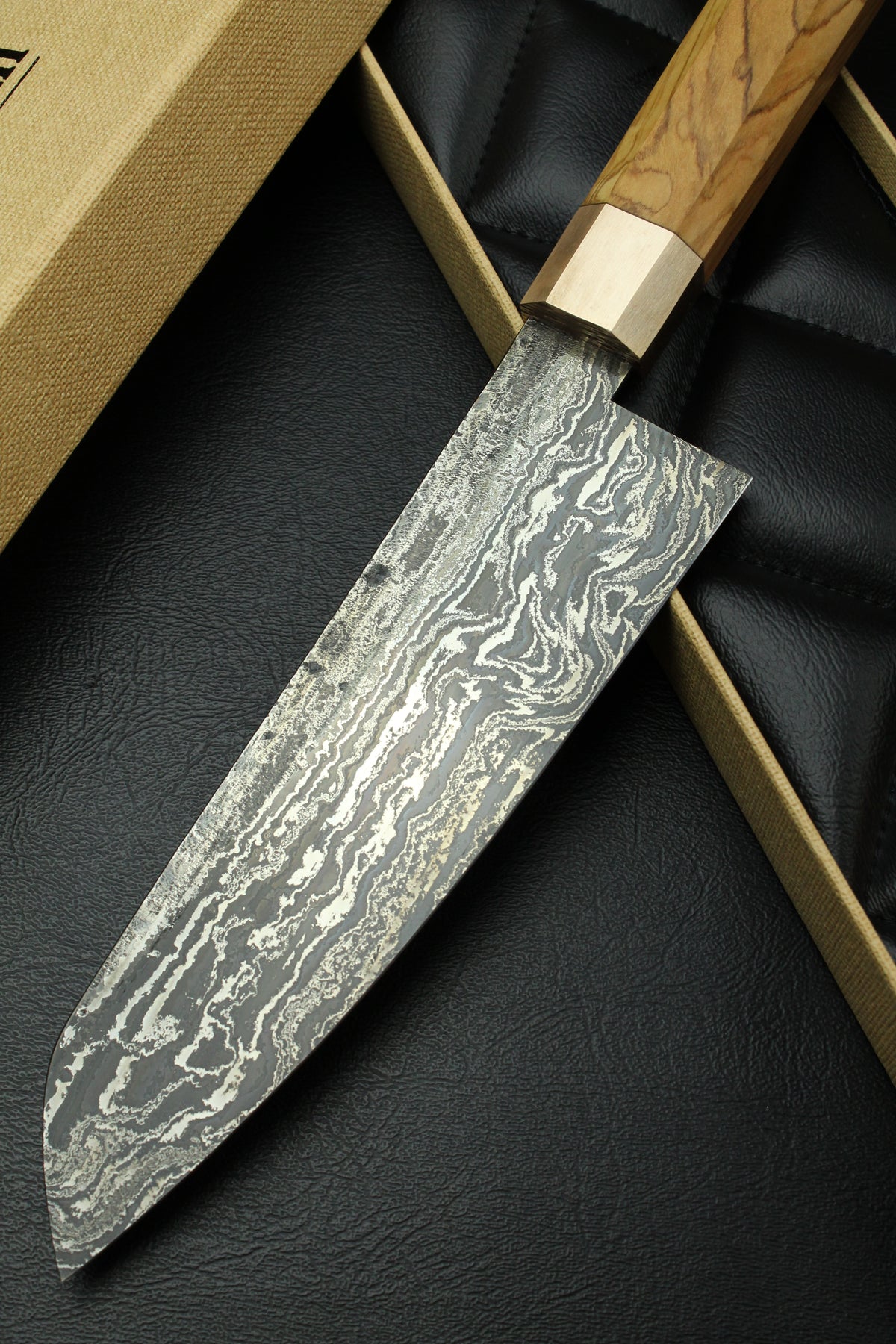 Damaszener Santoku 215 Oktogonal 1.0