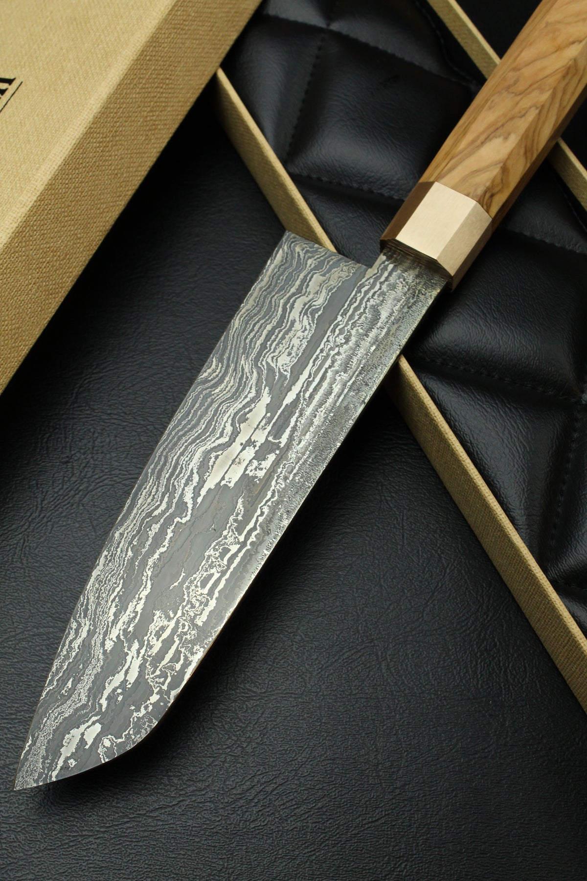 Damaszener Santoku 215 Oktogonal 1.0
