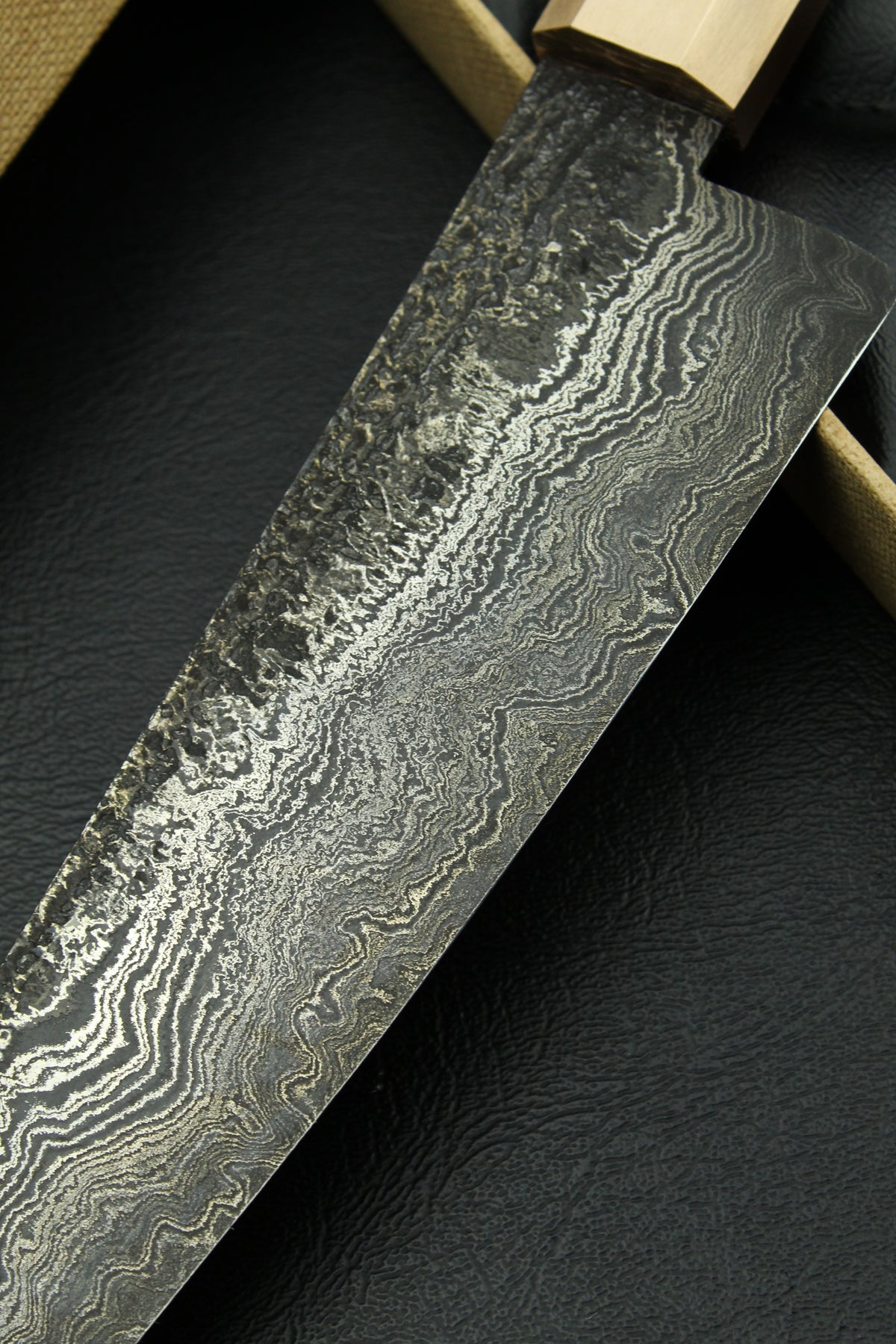 Damascus-Gyuto 215, achteckig, 2,4