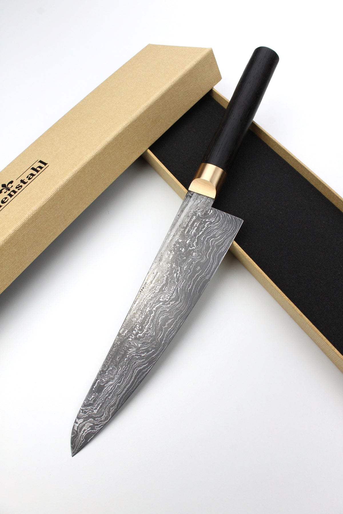 Gyuto Damast Mooreiche