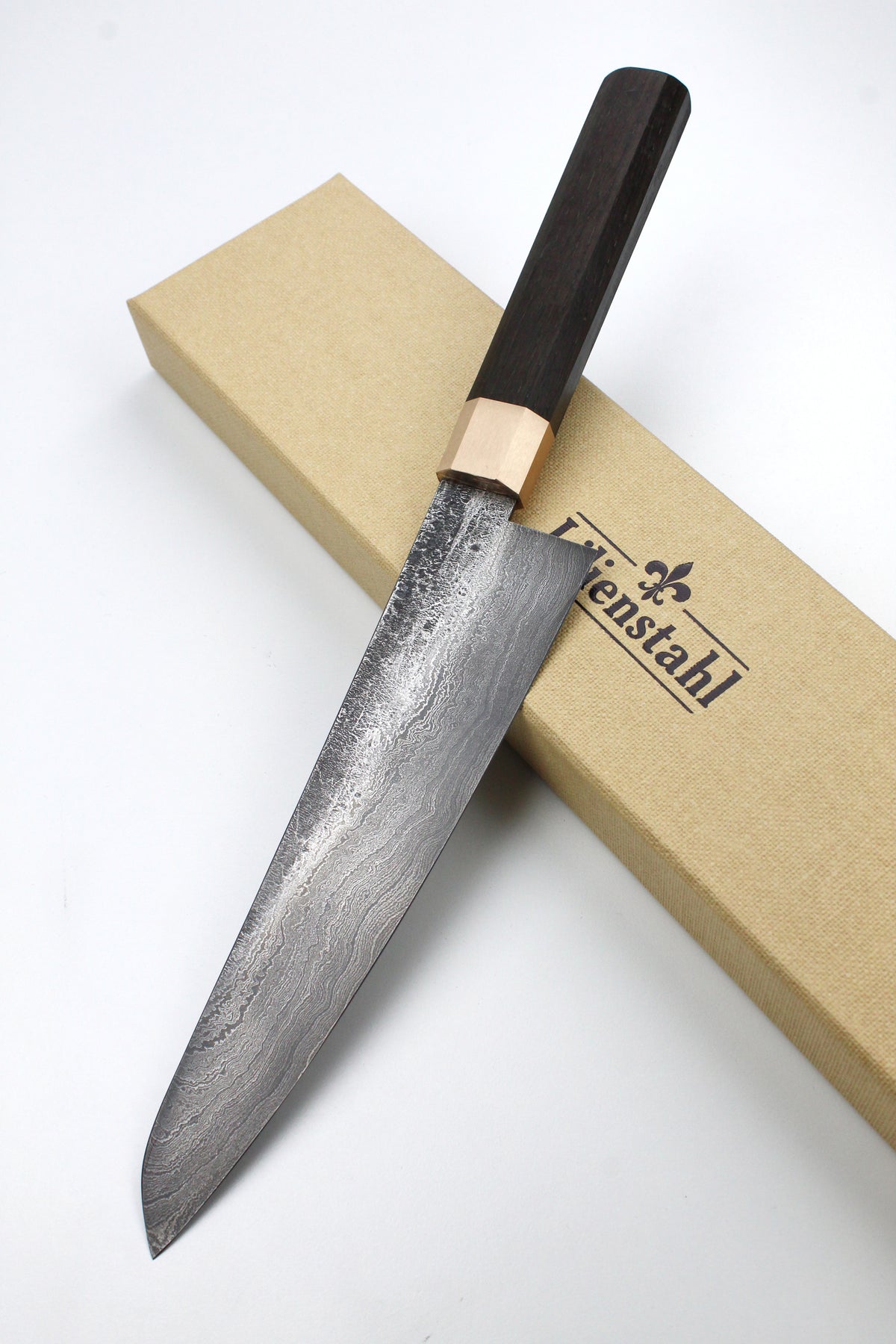Damast-Gyuto 215 Achteck