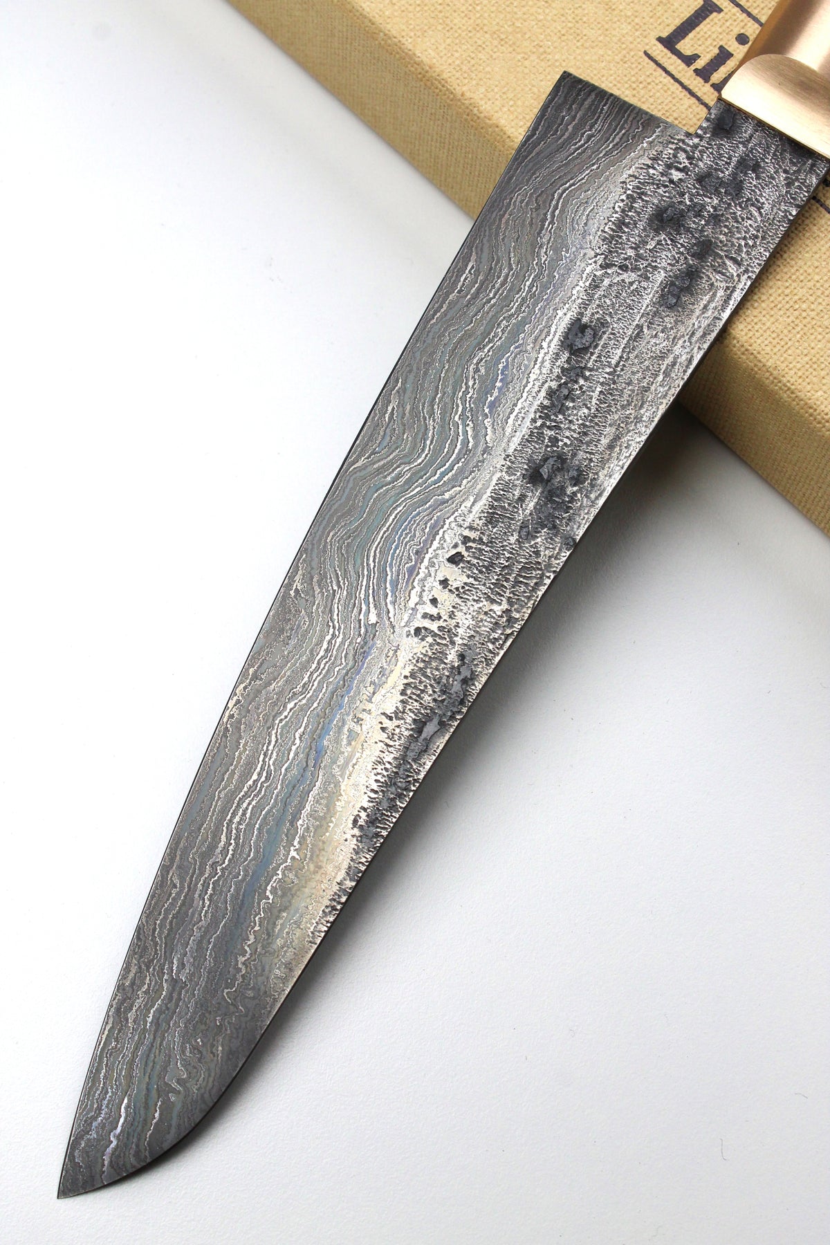 Gyuto Damast Torfmoos-Eiche 500L