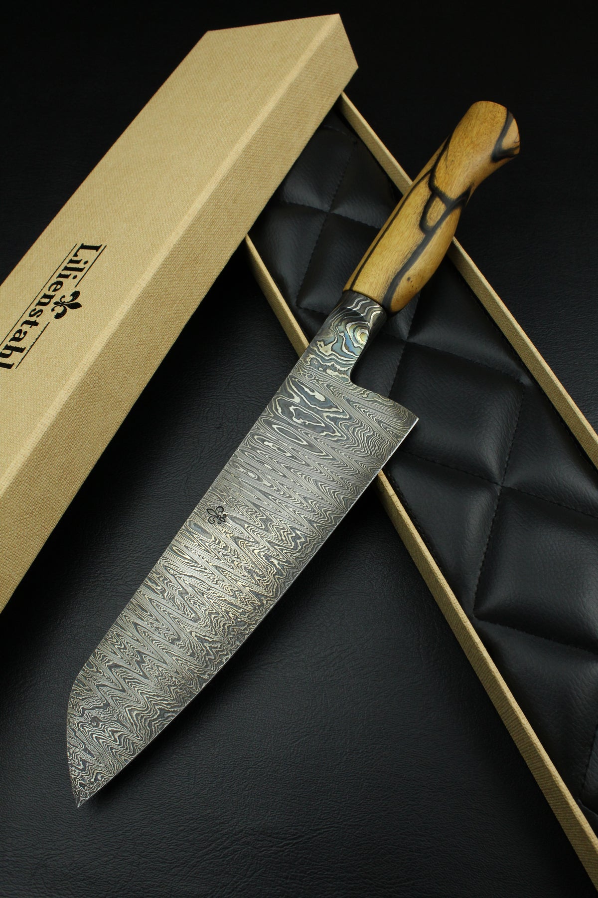 Santoku 195 Le Tigre patiniert