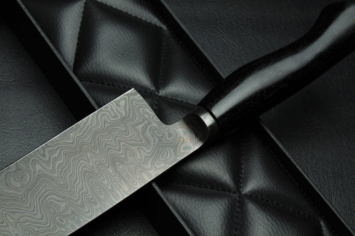 Nakiri 180 schwarzes Ebenholz komplett schwarze Patina