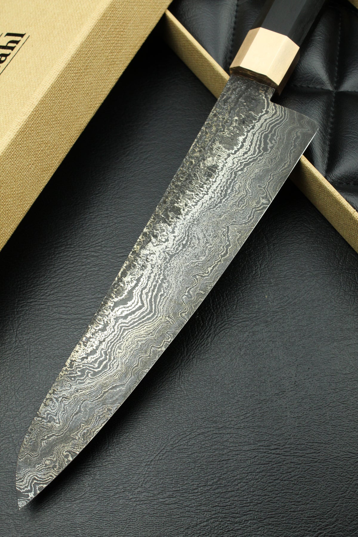 Damascus-Gyuto 215, achteckig, 2,4