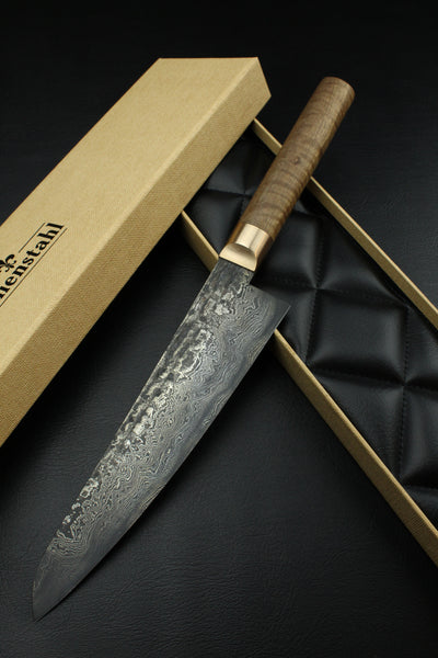 Damascus Gyuto 320L German GR-Walnut – Lilienstahl