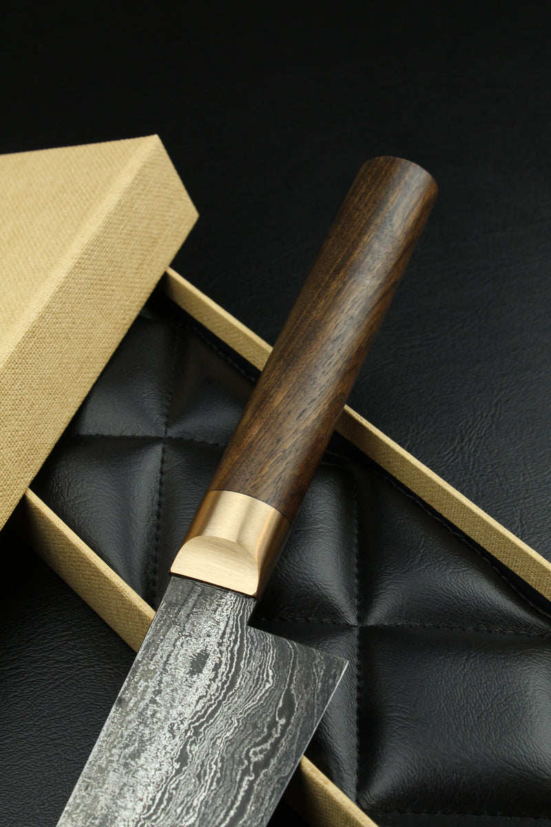 Damascus Gyuto 320L German Walnut