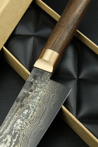 Damascus Gyuto 320L1 German Walnut – Lilienstahl
