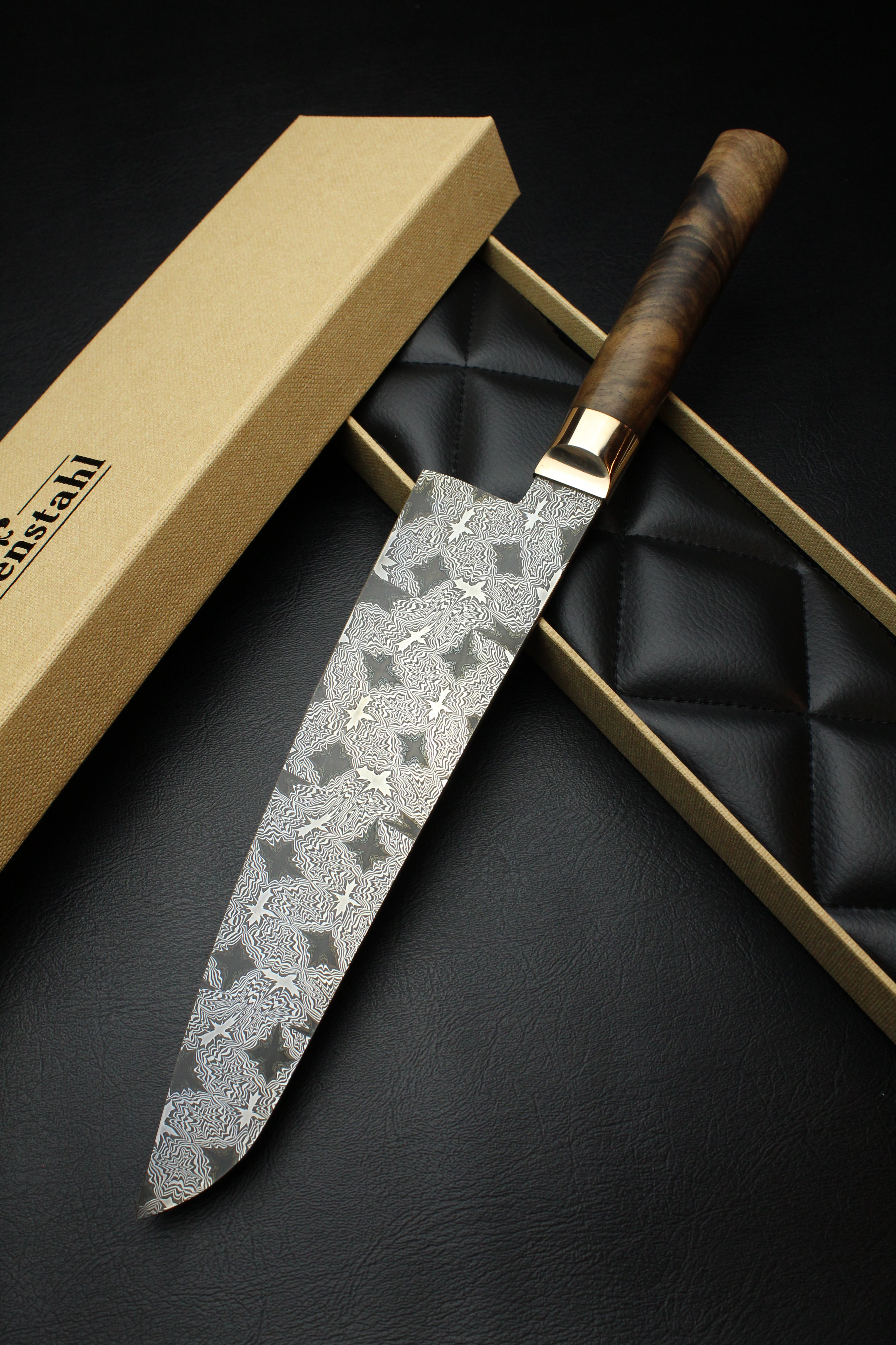 S-Damascus Gyuto Fall