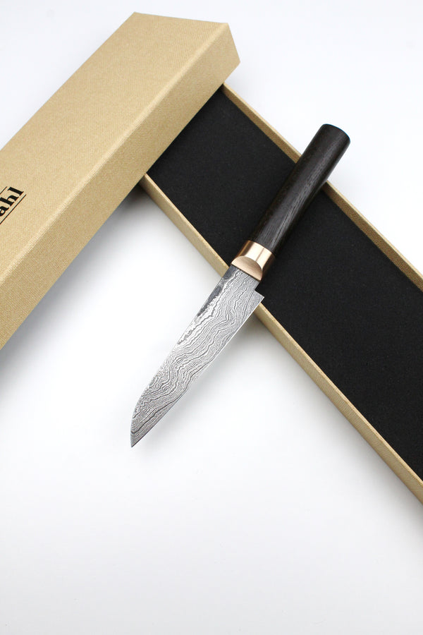 Petty Bog Oak Oval Damascus