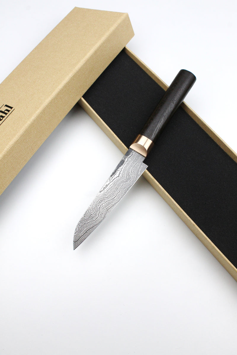 Petty Bog Oak Oval Damascus