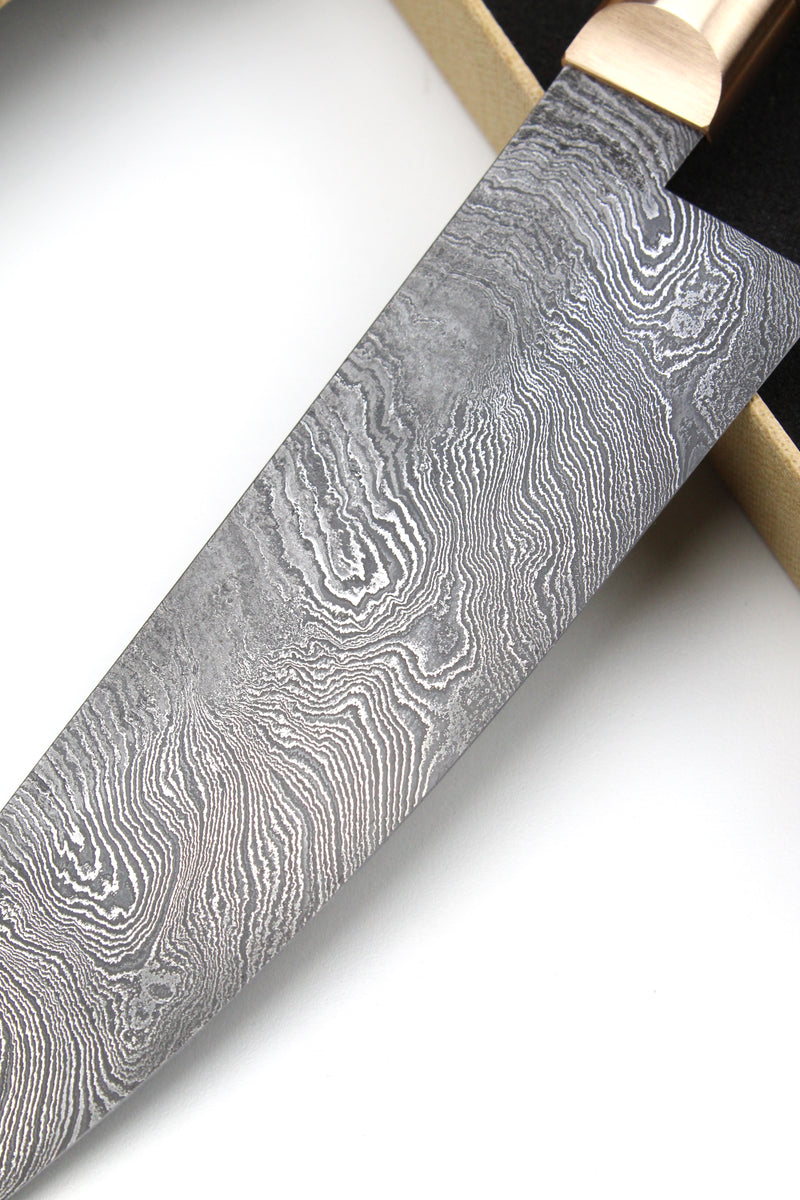Damascus Santoku Walnut