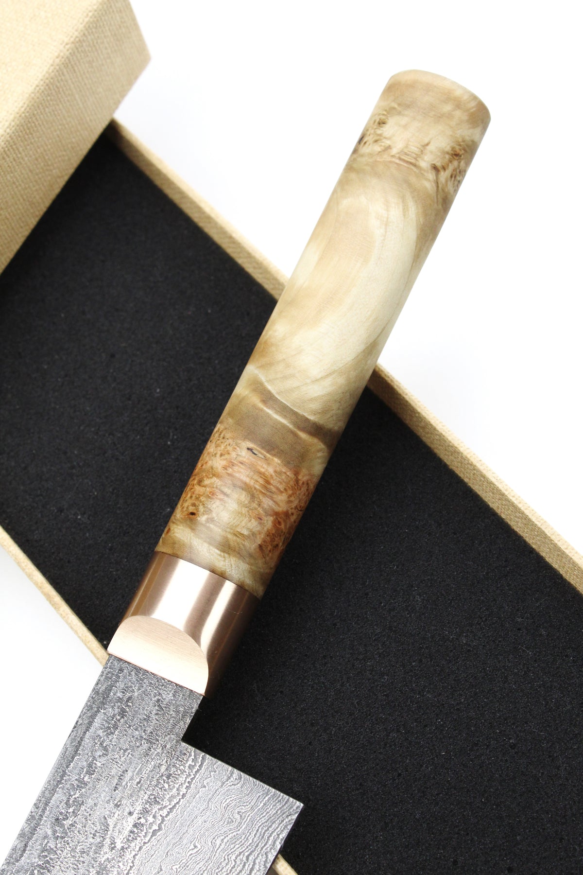 Damast Santoku 500L Ahorn