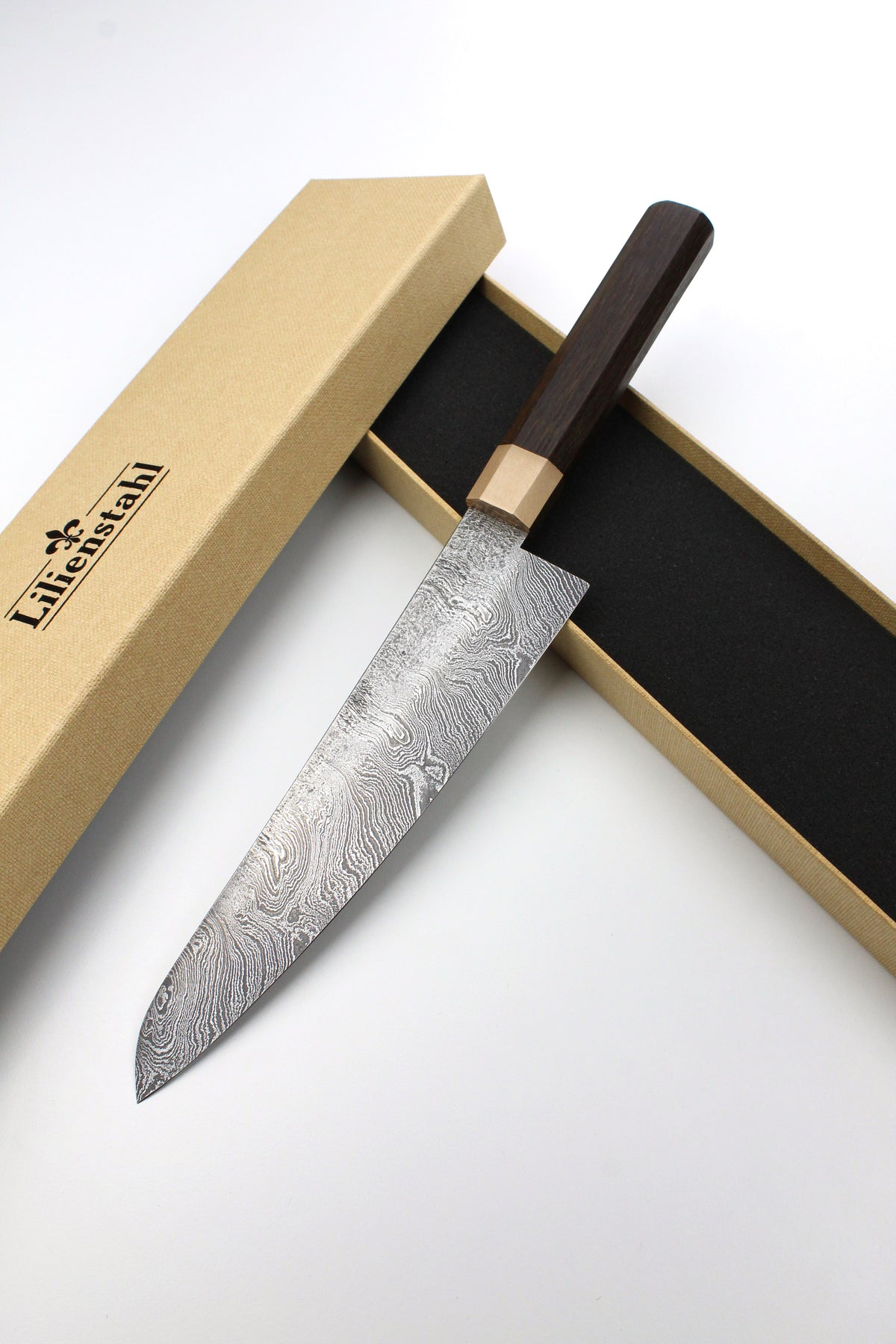 Gyuto Damast Mooreiche