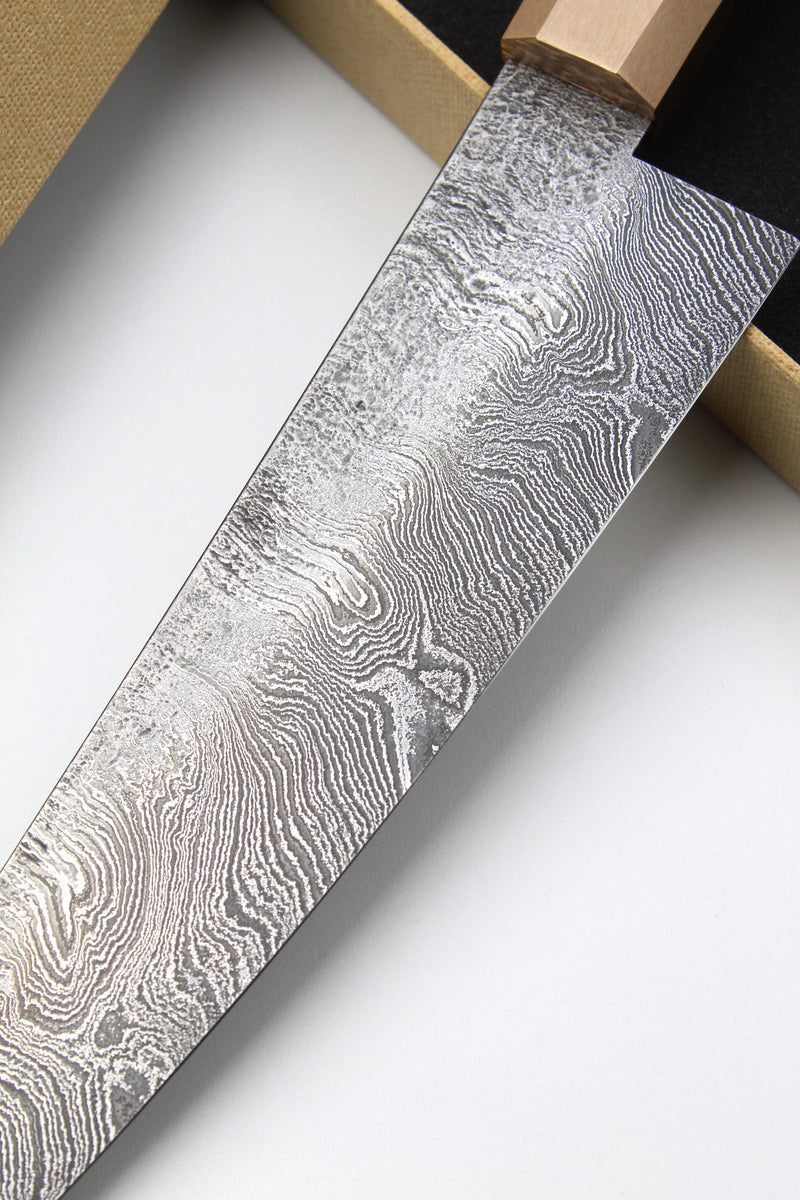 Gyuto Damascus Bog Oak