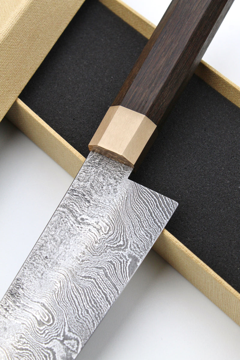 Gyuto Damascus Bog Oak