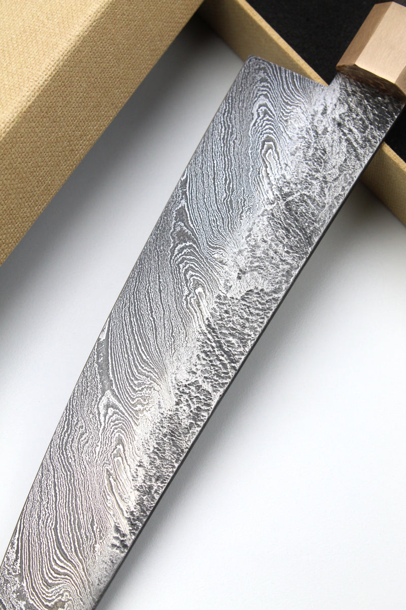 Gyuto Damascus Bog Oak