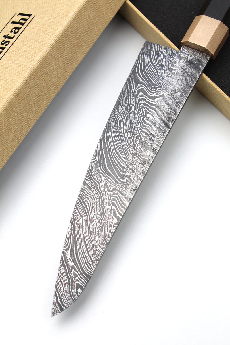 Gyuto Damascus Bog Oak