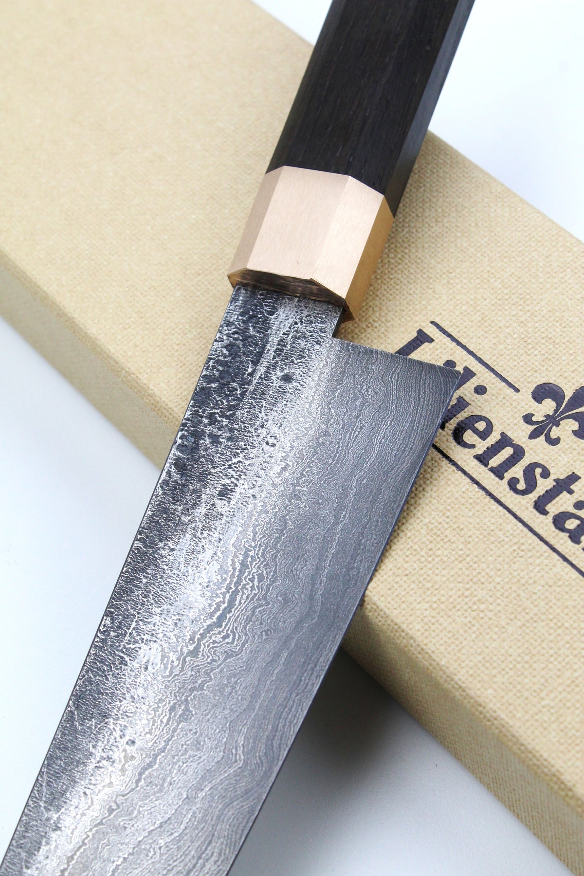 Damast-Gyuto 215 Achteck