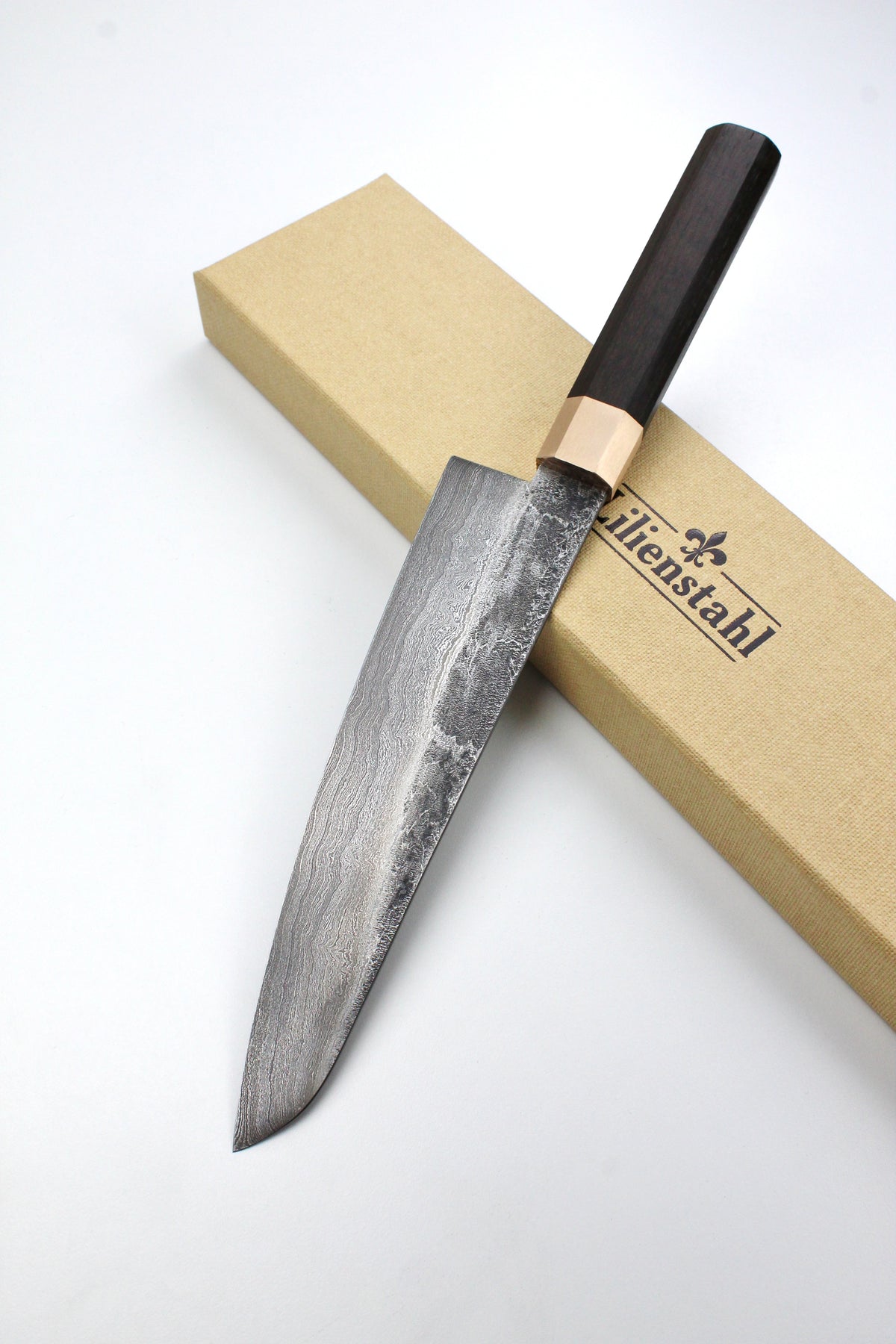 Damast-Gyuto 215 Achteck
