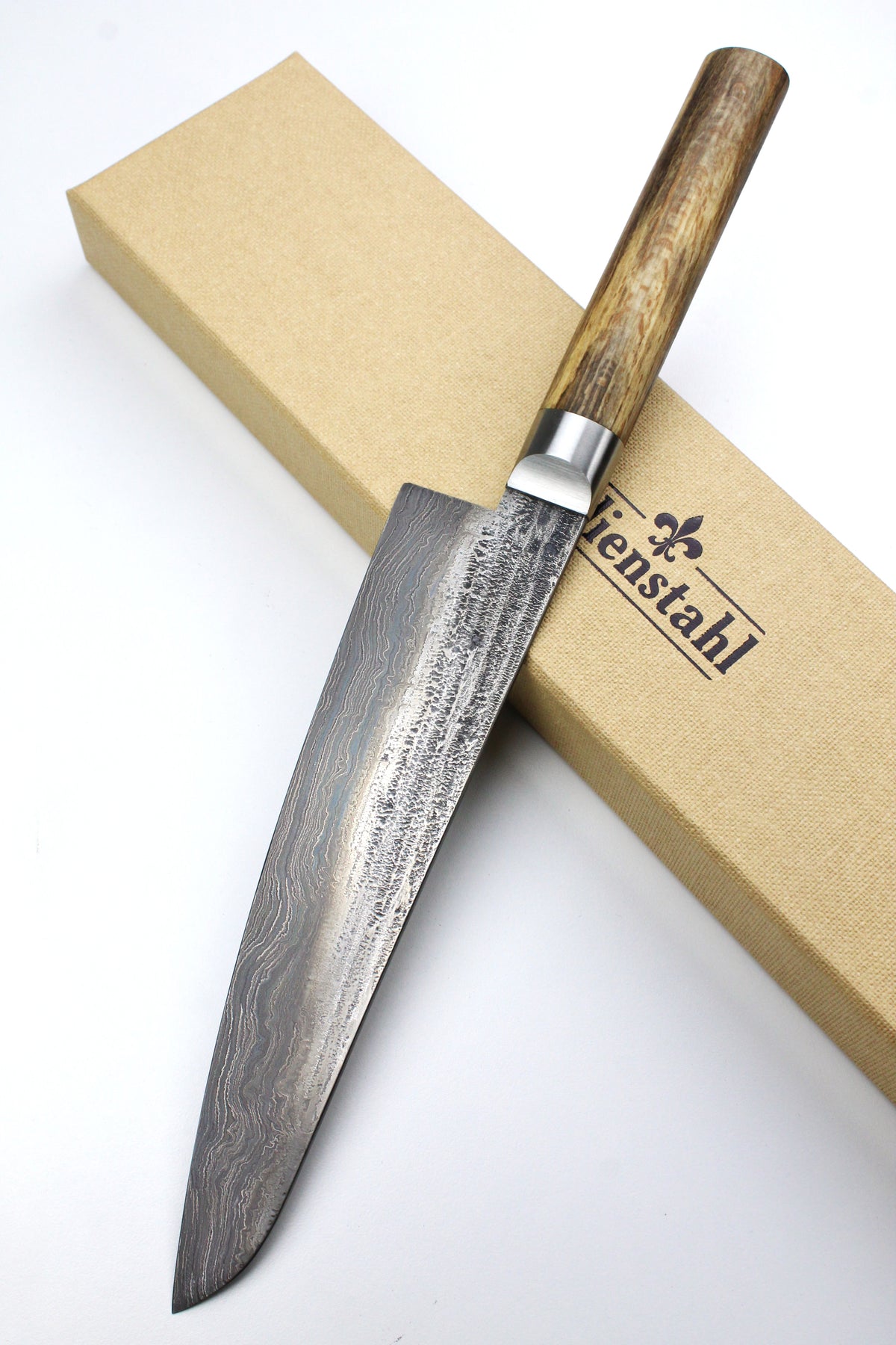 Gyuto Buchenholz Oval 500L Damast