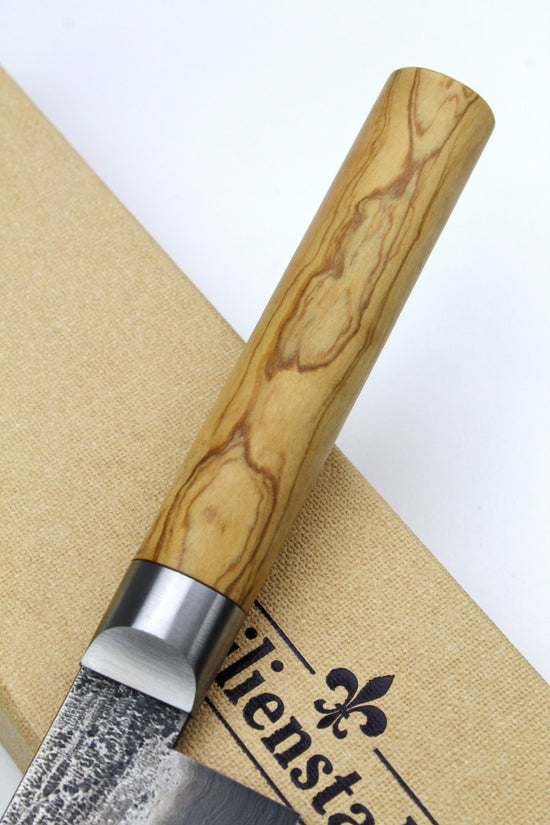 Damascus Gyuto 500L Olive