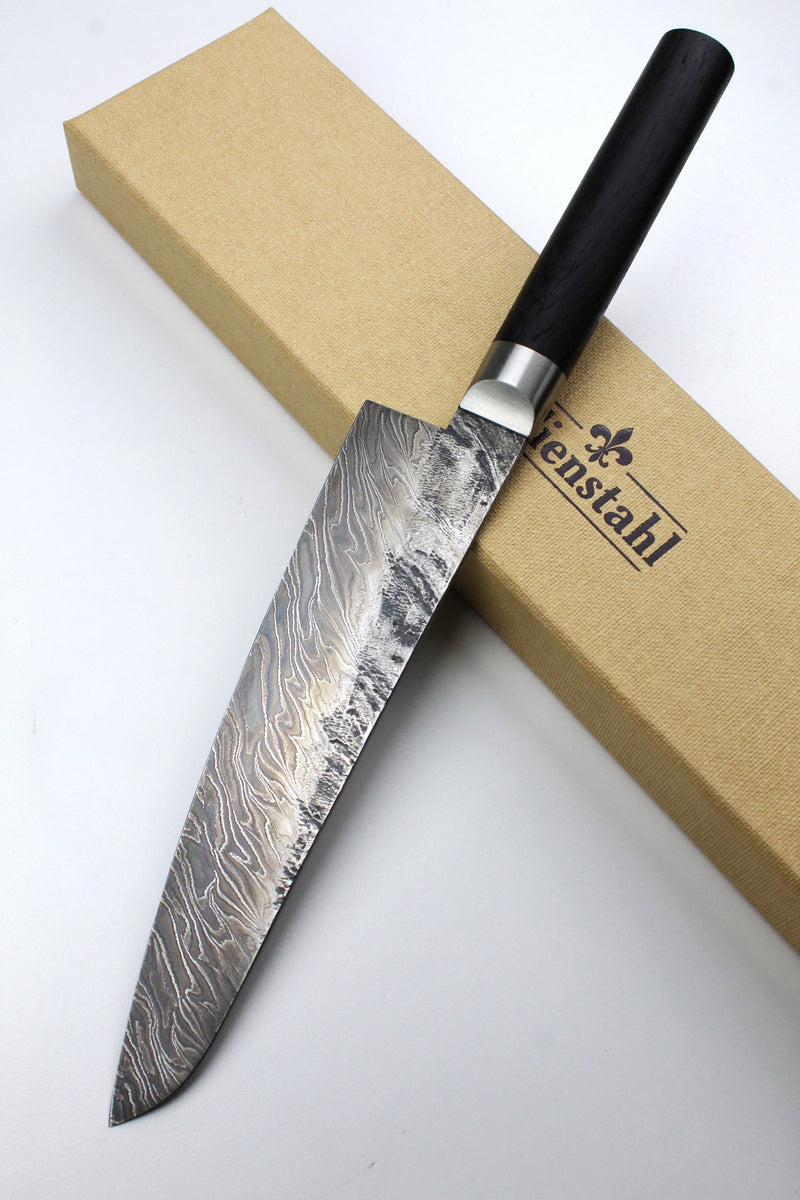 Gyuto Damascus Bog Oak HKT2.0