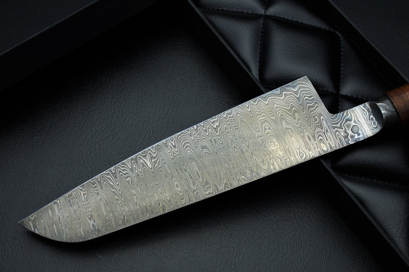 Santoku 205 ringed Gidgee Patina